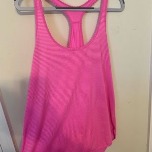 Lululemon Pink Razorback Tank